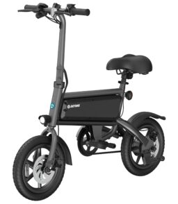 GOTRAX Folding Electric Bike For Adults And Teens. 14 inch. 250W. 15.5 mph. 15 Miles. Black - S2