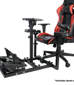 Marada Flight Simulator Cockpit Racing Steering Stand Adjustable Fit For Thrustmaster HOTAS Warthog