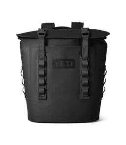 Yeti Backpack Soft Cooler. Black. 20 Cans / 12 lbs Ice. 17 x 8 x 16 inches - Hopper M12