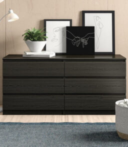 Kepner 6 Drawer 60.5 W Double Dresser