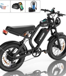 HiKeep Electric Mountain Bike. 20 inch Fat Tires. 48V 15Ah Battery - K6-L