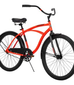 Huffy Men's Classic Beach Cruiser Comfort Bike. 26 In. Red - Cranbrook