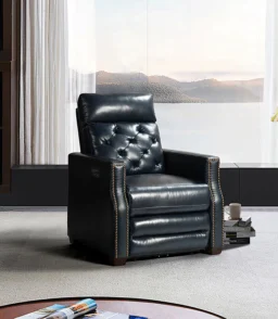 Carlota 31.5 Wide Genuine Leather Power Recliner