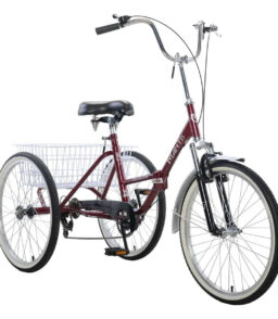 Mantis Tri-Rad Folding Adult Tricycle. 24 in. 6-Speed