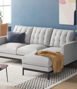 Thompson 77.6′′ Wide Reversible Modular Sofa & Chaise