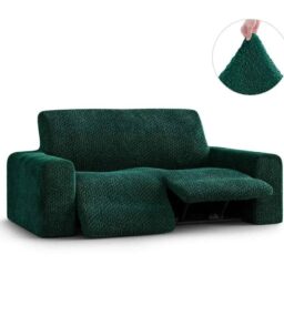PAULATO by GA.I.CO. Recliner Loveseat Cover - 2 Seater Recliner Slipcover - Soft Polyester Fabric Slipcover - 1-Piece Form Fit Stretch Furniture