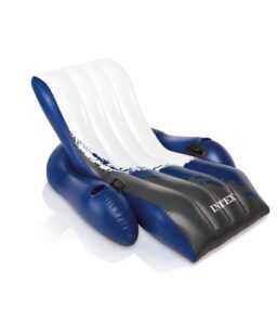Intex Floating Lounge Pool Recliner Lounger with Cup Holders 58868EP