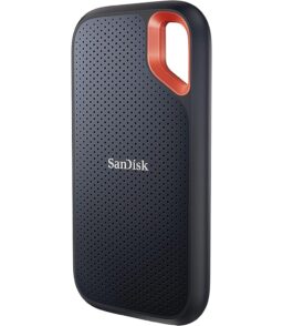 SanDisk 1TB Extreme Portable SSD Up To 1050MB/s. USB-C. USB 3.2 Gen 2. Black - SDSSDE61-1T00-G25