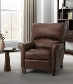 Eliana 33.07 Wide Genuine Leather Manual Recliner