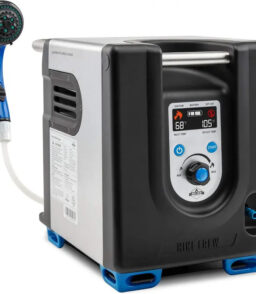 Portable Propane Water Heater And Shower Pump With LCD Display And Carry Case